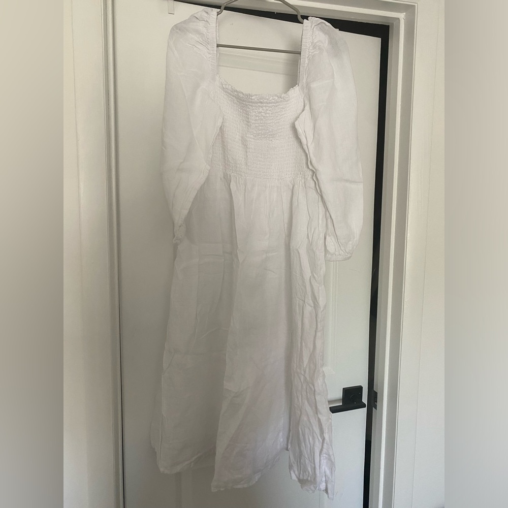 Beautiful lightweight linen midi dress